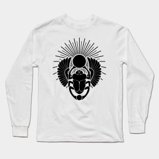 Egyptian Scarab Khepri Long Sleeve T-Shirt